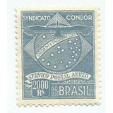 Brasil Sindicato Condor 2000 Réis Azul Rhm K5 Perfeito Luxo