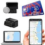 BrasilSAT GPS OBD II Rastreador GPS Em Tempo Real Para Veículos Dispositivo De Rastreamento Automotivo GPS Para Carros Rastreamento GPS Oculto Rastreador De Carro Assinatura Necessária