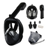 Brastoy Máscara Mergulho Snorkel Full Face Suporte Gopro Câmera L xl g gg Preto 01pd p m
