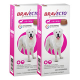 Bravecto Combo 2 Unid 1400mg Comprimido Cães De 40 A 56