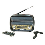 brenda song-brenda song Radio Retro Mini Com Bluetooth Am Fm Pen Drive Mp3 Cor Preto