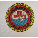 Breve Bombeiro Bordado Curso Salvamento Aquatico 02 Und 