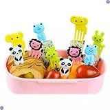 BRezende E Com Jogo Garfinho Petisco Para Frutas Palitinho 10pçs Bpa Free 1 