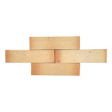 Brick Revestimento De Tijolinho Face Rustica 1m Orange