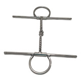 Bridão Agulha Inox Torcido Partido Para Cavalos Doma Oferta