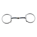 Bridão Argola D Inox Bocal Articulado Grande Para Doma Luxo