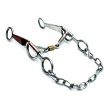 Bridao Freio Fernandinho Salivador Inox Corrente Barbela