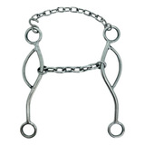 Bridao Levantado Inox Para Cavalo Bocal De Ferro Articulado