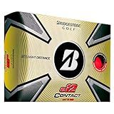 Bridgestone Golf Bolas De Golfe 2023 E12 Contact Matte Red