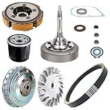 BRIDIOF Embreagem De Acionamento Primário Com Placa De Polia Fixa Para Hisun 500 700 ATV UTV Para Menards Yardsport YS500 YS700 Massimo Supermach Bennche Bighorn Qlink Front Runner Conjunto