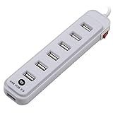 Bright Hub USB E Carregador 7 Portas Com Chave Seletora 5V 2A 0191