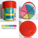 Brilho Poliéster glitter Pote De 100 Gramas Make Cor Amarelo verde azul rosa Neon