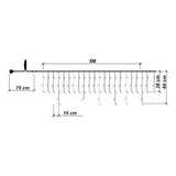 Brilliant Pisca 200 Led 8 Funções Cascata Br Quente 127v 9 6w Cor Das Luzes Branco Quente 5 M
