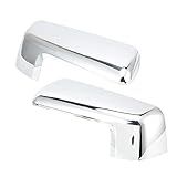 Brilluxa 1 Par De Tampa Do Espelho Retrovisor Lateral Cromado Tampa Da Metade Do Espelho Para Silverado 1500 2019 2022 Tampa Do Espelho Retrovisor Externo Esquerdo Direito