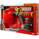 Brincando Ser Kit Bombeiro C Mascara De Oxigênio E Capacete
