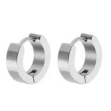 Brinco Masculino Feminino Argola Cruz argola Preto Ou Prata