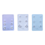 Brincos Zircônia Original Brilhante Em Prata 925 Pura 3 Kits