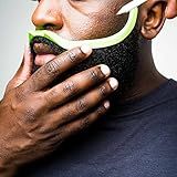 Brink The Clean Edge Geração 2 Ferramenta De Modelagem De Barba Modelador De Barba Guia De Barba Estêncil De Contorno De Barba Lápis De Barbeiro De 90 Mm Incluído 