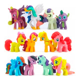 Brinquedo 12 Bonecos My Little Poney