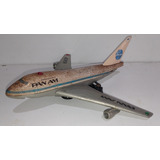 Brinquedo Antigo Avião De Lata Panam Junior Toys Made Japan