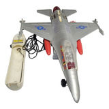 Brinquedo Antigo Avião F16a Funcionando Brinquedos Rei