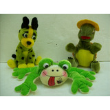 Brinquedo Antigo Dtc Pelucias Sapo tartaruga cachorro 45 Cd