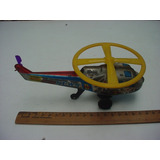 Brinquedo Antigo Helicoptero Lata Japones Anos