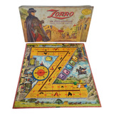 Brinquedo Antigo Raro Jogo Tabuleiro Zorro Década 60