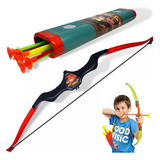Brinquedo Arco Flecha Infantil Lançador Com Bolsa E Aljava