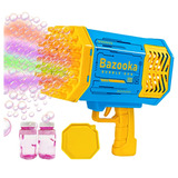 Brinquedo Arma Metralhadora Fazer Bolhas De Sabão Com Led