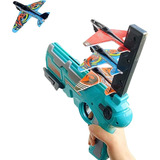 Brinquedo Arma Pistola Super Max Lança Aviões Pente Contínuo