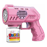 Brinquedo Arminha De Sabão Lança Bolha De Sabão Pistola Luz
