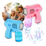 Brinquedo Arminha De Sabão Lança Bolha De Sabão Pistola Luz