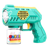 Brinquedo Arminha De Sabão Lança Bolha De Sabão Pistola Luz