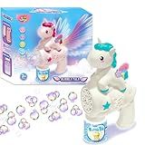 Brinquedo Arminha Infantil Bolhas De Sabão Elétrica Meninas Unicórnio