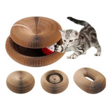 Brinquedo Arranhador Gato Mágico Papelão Dobrável Bola Guizo