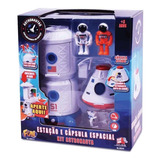 Brinquedo Astronautas Com Estação E Cápsula