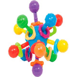 Brinquedo Atomic Ball Chocalho Mordedor Macio Bebê 3m Buba