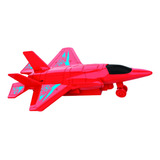 Brinquedo Avião Controle Remoto Caça Com 2 Funções Divertido Cor Vermelho Personagem F 35