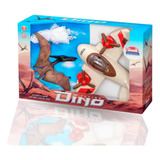 Brinquedo Avião Dino Flying Com Rede De Caça Miniatura Usual