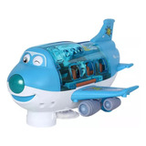 Brinquedo Avião Musical Gira 360 Bate E Volta Personagens