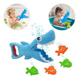 Brinquedo Baby Tubarão Shark Braço Mecânico Abre A Boca Pega Peixe Banho Piscina Pogala