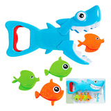 Brinquedo Banho Piscina Água Tubarão Pega Peixinhos Buba