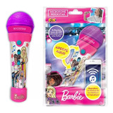 Brinquedo Barbie Microfone Rockstar Mp3 Player