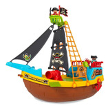 Brinquedo Barco Pirata Infantil Educativo Diversão