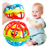 Brinquedo Bebê Chocalho Mordedor Flexível Macio Baby Ball Dudubrinq