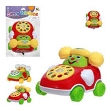 Brinquedo Bebê Infantil Carro Telefone Movido