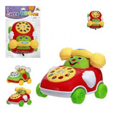 Brinquedo Bebê Infantil Carro Telefone Movido