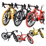 Brinquedo Bike Speed Miniatura Bicicleta Metal Escala 1 10