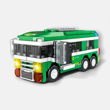 Brinquedo Blocos De Construção Ônibus 96 Peças Colecionavel
